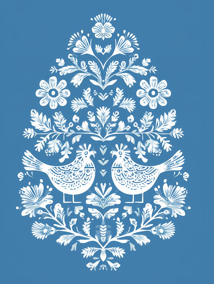 Nordic Floral No. 051 printable wall art
