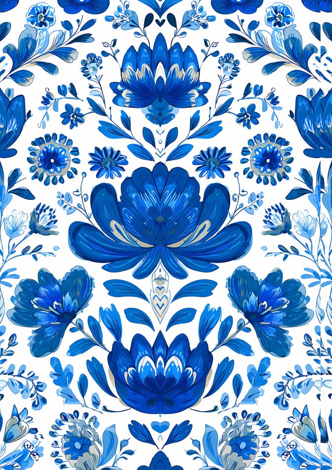 Nordic Floral No. 056 printable wall art