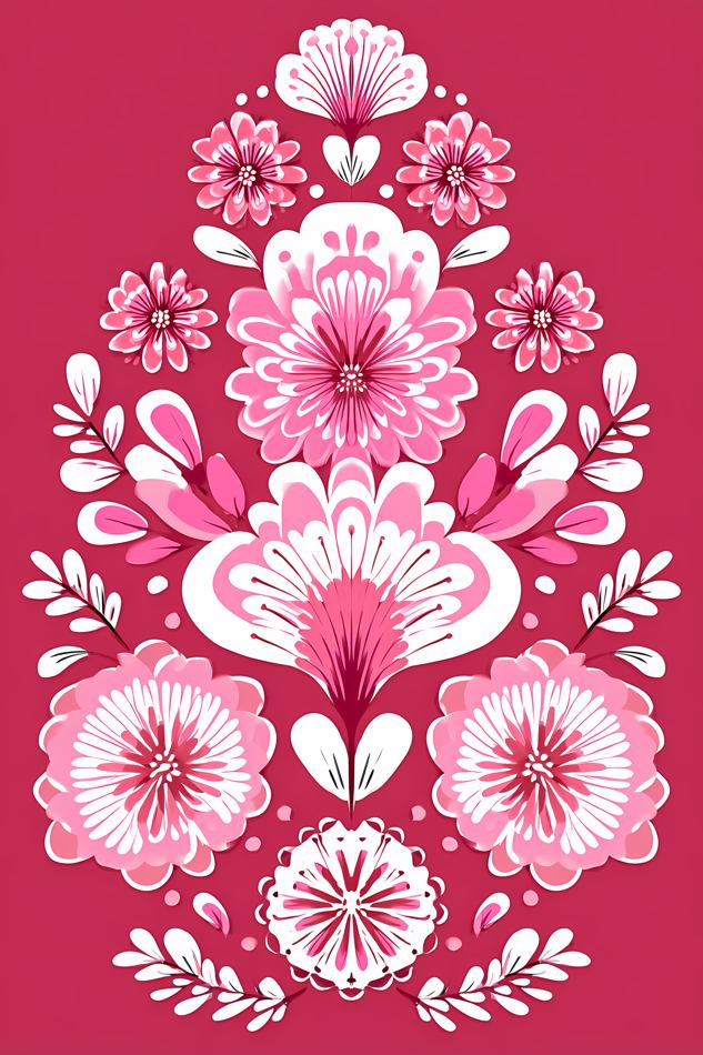 Nordic Floral No. 086 printable wall art