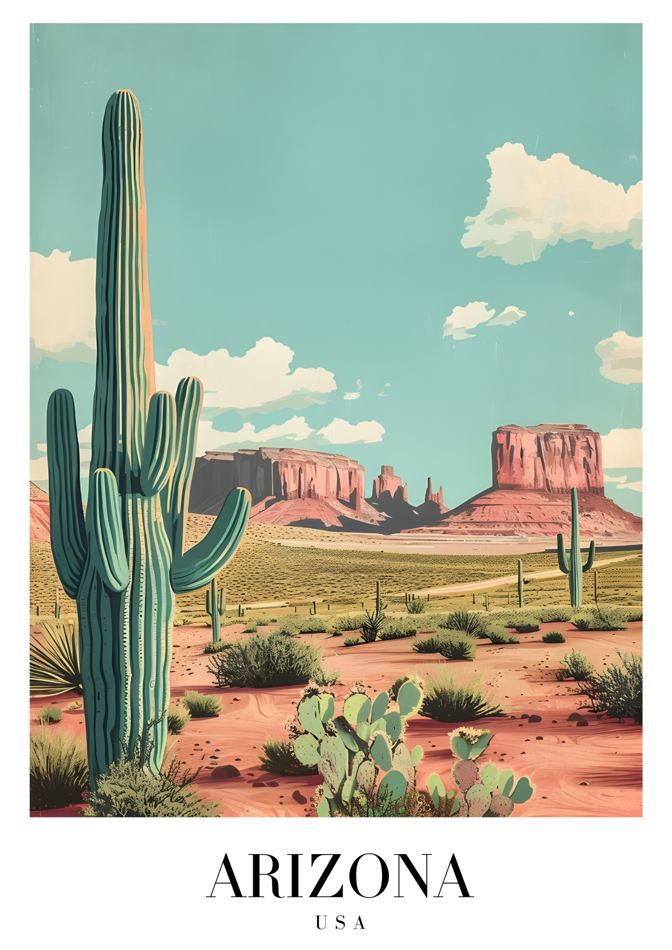 Arizona USA printable wall art