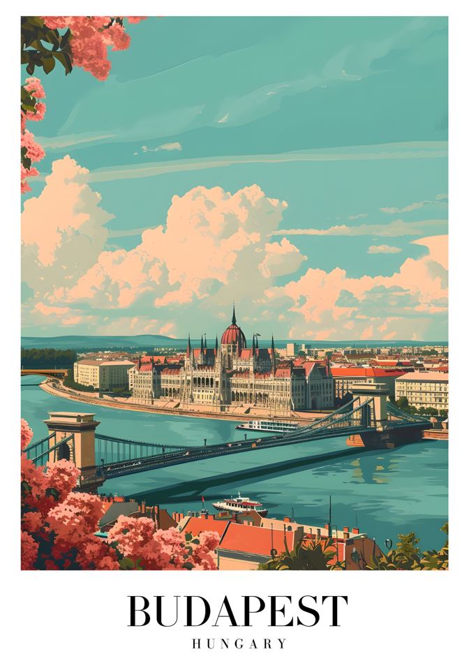 Budapest Hungary printable wall art