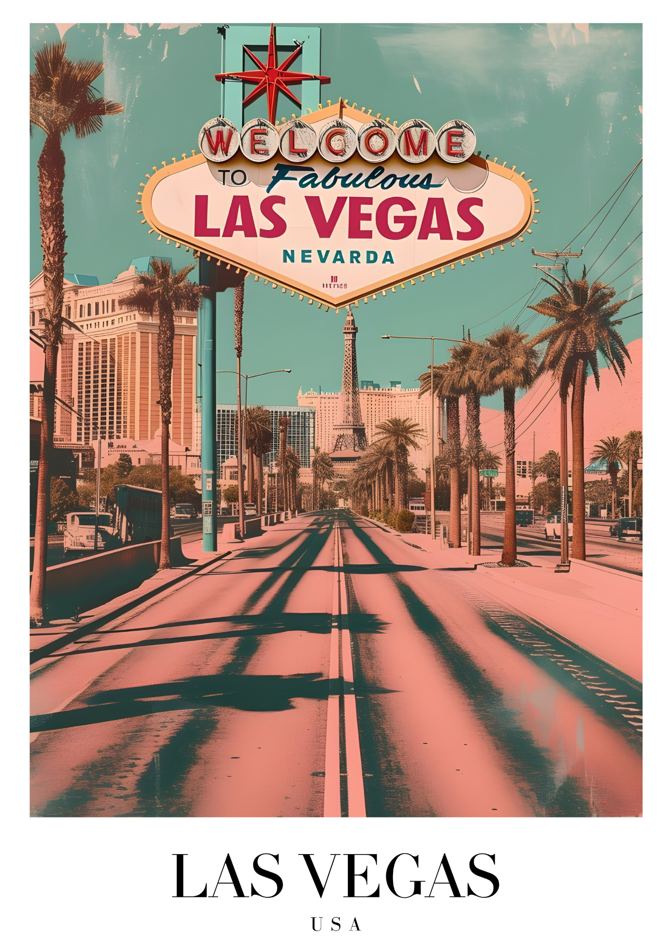 Las Vegas Nevada printable wall art