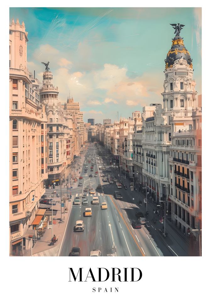 Madrid Spain printable wall art
