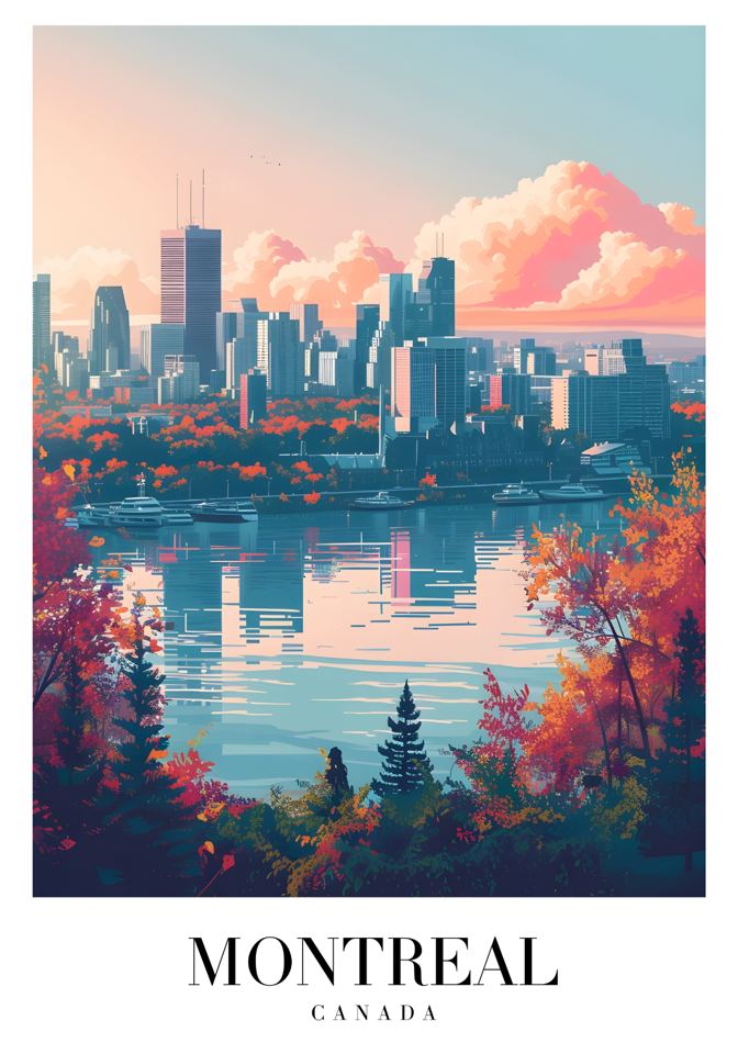 Montreal Canada printable wall art
