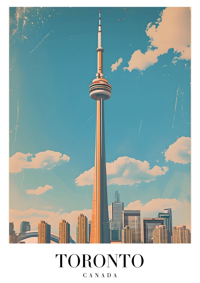 Toronto Canada printable wall art